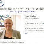 IATEFL webinar 29 november